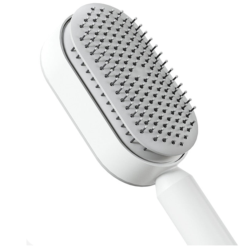 AMELIA™ One Click Self-Cleaning Hair Brush