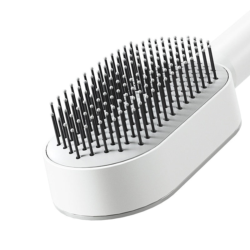 AMELIA™ One Click Self-Cleaning Hair Brush